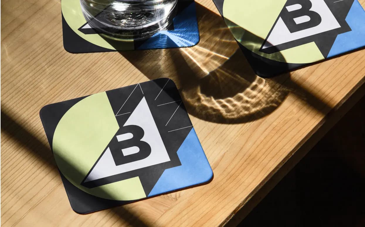 Developer Center branded coaster